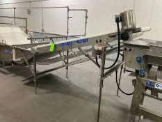 Lakewood Process Machinery S/S Incline Discharge Mesh Conveyor, M/N 13110, S/N 14-05436, with Aprox.