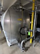 Walker 2,500 Gal. Horizontal Insulated Tank, S/N S.H.T.486, with Man Door, Painted Exterior