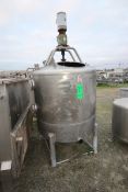 S/S Single Wall Tank, with Vertical Agitation, with S/S Bottom Sweep Agitation, with 2-1/2