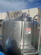 DCI 800 Gal. S/S Jacketed Tank, Aprox. 8' Hight x 6