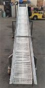 Marchant Schmidt S/S Incline Cleated Conveyor, Aprox. 12