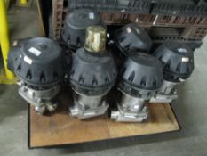 Lot of (12) Gemu Diaphragms Valves (Located Springfield, NH) (Loading Fee $50) (NOTE: Packing and