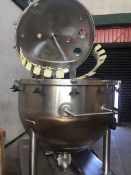 Used Lee 200 gallon vacuum mix vessel. 48
