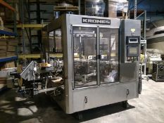Krones Autocol Labeler, Model Autocol 747, S/N 279 with Hot Stamp Coder, Bar Code Reject, High Speed