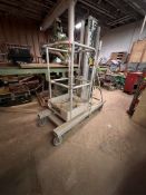 GENIE AERIAL WORK PLATFORM, MODEL PEU-19AC, S/N 2485-478 S