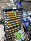 Equipto 10-Drawer Metal Cabinet (LOCATED IN PITTSBURGH, PA)