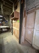 CONTENTS OF CABINET, INCLUDES PARTICLE BOARD