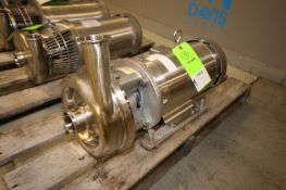 Alfa Laval 5 hp Centrifugal Pump, Type LKH20M, Model 963405/142, with 2.5