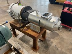 Axiflow Technologies Inc. 20 hp Sanitary TwinScrew Pump, with Baldor 1765 RPM Motor, 208-230/460