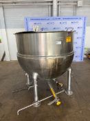 Groen 300 Gal. S/S Kettle,M/N EN-300, S/N 00232-1, MAX. W.P. 100 PSI @ 338 F, MIN. Design -20 F @