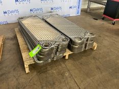 (50) Plate Press Heat Exchanger S/S Plates, Overall Dims.: Aprox. 47-1/2