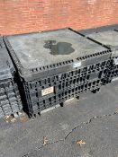 Plastic Storage Bin with Lid,Overall Dims.: Aprox. 45” L x 48” W x 29” H, with Plastic Lid (INV#