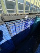 Lot of Assorted 8” Round Aluminum Pans,Aprox. (200) Pans with Aprox. 48” L x 45” W x 49” H Plastic