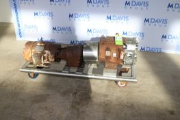 WCB 10 hp Positive Displacement Pump,M/N 130, S/N 425850 06, with Aprox. 2-3/4
