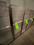 (126) BAKING SHEET PANS, INTERAL DIMS.: APROX. 26” L x 18” W x 1” H, ON S/S PORTABLE PAN CART (LOCAT