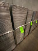 (126) BAKING SHEET PANS, INTERAL DIMS.: APROX. 26” L x 18” W x 1” H, ON S/S PORTABLE PAN CART (LOCAT