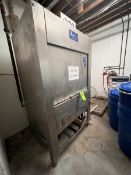 ALVEY INDUSTRIAL FRONT-LOADING WAREWASHER, MODEL FL-2S, S/N 6600006, 240 V, 3 PHASE