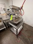 COMTEC 12-STATION PIE / PASTRY / TART PRESS, MODEL 1100, S/N H-3491, 700 CRUSTS PER HOUR, CAPACITIES