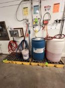 SANITIZING CHEMICAL DOSING SYSTEM, INCLUDES (2) SPILL CONTAINMENTS