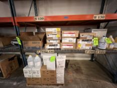 ASSORTED JANITORIAL SUPPLIES, INCLUDES SCRUBBING PADS AND BRUSHES (LOADING FEE:  $10.00 USD) (