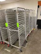 (4) BAKING RACKS, HOLDS 20 PANS, OVERALL DIMS.: APROX. 28