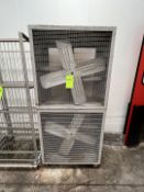 DAYTON 36” DIRECT DRIVE FILTER FANS, MODEL 2VZH5, S/N 01305, (2) FANS STACKED VERTICALLY