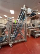 BUNDY SHAFFER INCLINE BELT CONVEYOR, MODEL IC, S/N 161080, 24