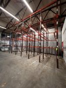 3-DEEP PALLET RACKING APPROX. 60 PALLET CAPACITY