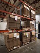 (8) PALLET OF CORRUGATED CARDBOARD BOXES, 9 IN. X 12 IN. X 2 IN. LWH (LOADING FEE:  $20.00 USD) (