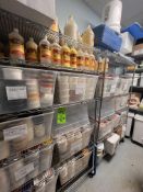 (5) WIRE RACKS, DOES NOT INCLUDE CONTENTS OF RACKS