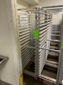 (4) BAKING RACKS, HOLDS 20 PANS, OVERALL DIMS.: APROX. 28