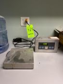 MILLIPORE S/S COUTNERTOP SCALE, S/N 3670, WITH PENNSYLVANIA DIGITAL READOUT