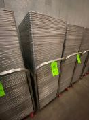 (126) BAKING SHEET PANS, INTERAL DIMS.: APROX. 26” L x 18” W x 1” H, ON S/S PORTABLE PAN CART (LOCAT