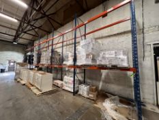 5-SECTIONS OF PALLET RACKING, APPROX. 30 PALLET CAPACITY
