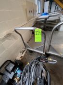 S/S PUSH CART, APPROX. 57 IN. X 27 IN. W