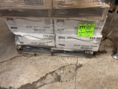 FINE LINE SETTTINGS 10.25 IN. DINNER PLATES, (14) BOXES, 144 PCS PER BOX (LOADING FEE:  $20.00