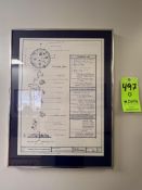 FRAMED PICTURE OF CHOCOLATE CHIP COOKIE RECIPE