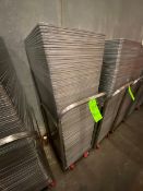 (126) BAKING SHEET PANS, INTERAL DIMS.: APROX. 26” L x 18” W x 1” H, ON S/S PORTABLE PAN CART (LOCAT