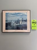 FRAMED PHOTO OF DOWNTOWN PITTSBURGH FROM KDKA RENAISSANCE SERIES