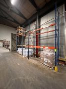 4-SECTIONS OF PALLET RACKING WITH APPROX. 21 PALLET CAPACITY