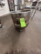 HOBART MIXING BOWL AND DOLLY