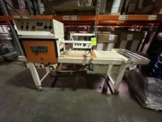 BELCO PORTABLE L-BAR SEALER WITH HEAT SHRINK TUNNEL, MODEL STC 2016, S/N 5095, 15 IN. W BELT, TUNNEL