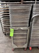 (120) SHEET / BUN PANS WITH CART