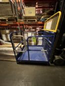 VESTIL FORK TRUCK WORKING PLATFORM, MODEL 48/8, S/N S1435353, 1,000 LB CAPACITY