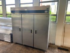 Delfield 3-Door Refrigerator, Overall Dims.: Aprox. 75