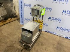 2 hp Pump, with Baldor 3450 RPM Motor, 115/208-230 Volts, 3 Phase, Mounted on Portable Frame (INV#