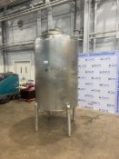 Aprox. 450 Gal. Single Wall Vertical Tank, Internal Tank Dims.: Aprox. 68