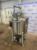 Mueller Aprox. 100 Gal. S/S Jacketed Tank, S/N 134588-3, with Bottom Mounted Self Contained