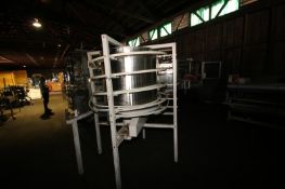 Graybill Machines Spiral Conveyor System, Model 6406, S/N 187, with 5.5