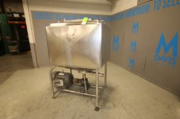 Aprox. 200 Gal. Jacketed S/S Blender with 25 hp / 1770 rpm Drive Motor, 230/460V, (5) 4.